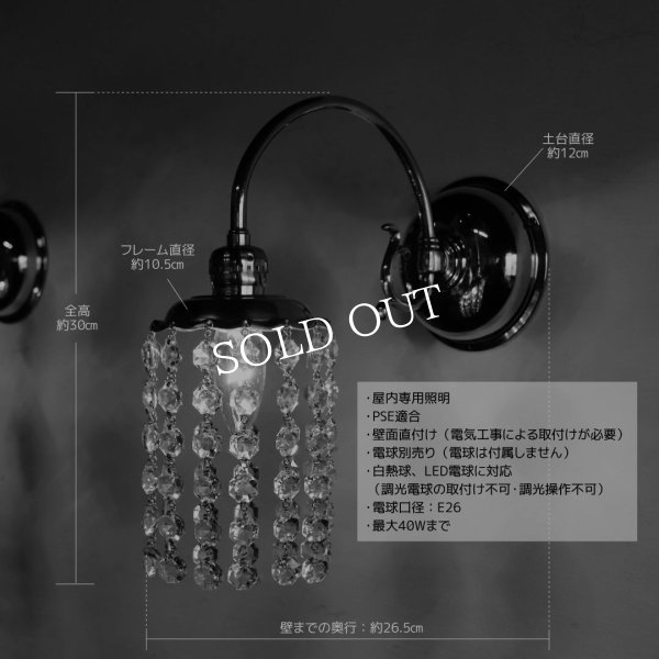 USAヴィンテージシャンデリアブラケットライト壁掛け照明フリルフレーム｜アンティーク照明