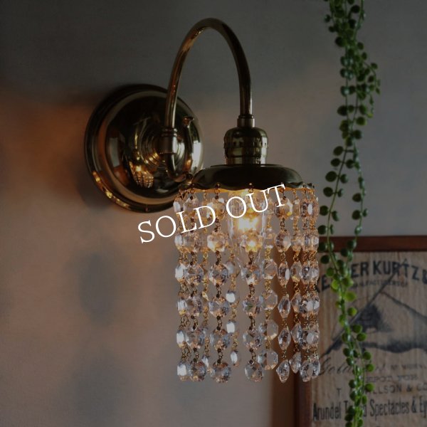 USAヴィンテージシャンデリアブラケットライト壁掛け照明フリルフレーム｜アンティーク照明