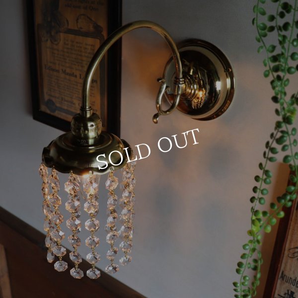 USAヴィンテージシャンデリアブラケットライト壁掛け照明フリルフレーム｜アンティーク照明