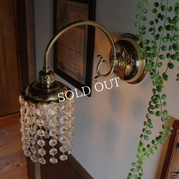 USAヴィンテージシャンデリアブラケットライト壁掛け照明フリルフレーム｜アンティーク照明