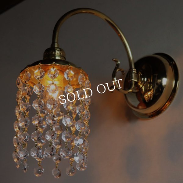 USAヴィンテージシャンデリアブラケットライト壁掛け照明フリルフレーム｜アンティーク照明