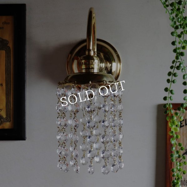 USAヴィンテージシャンデリアブラケットライト壁掛け照明フリルフレーム｜アンティーク照明