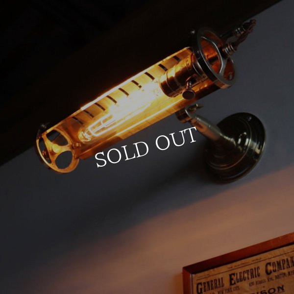 ハンドメイド真鍮製ピクチャーライト｜インダストリアル工業系壁掛け照明ブラケットライト