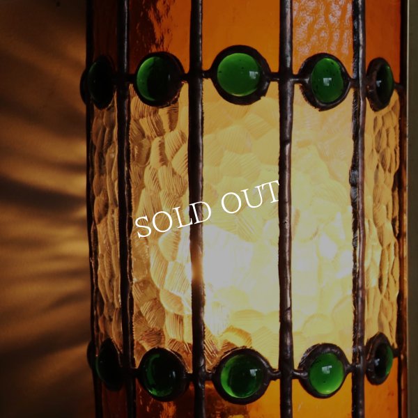 【要電気工事・取付工事】USAヴィンテージリメイク照明｜ステンドグラスシェードブラケットライト｜アンティーク壁掛け照明