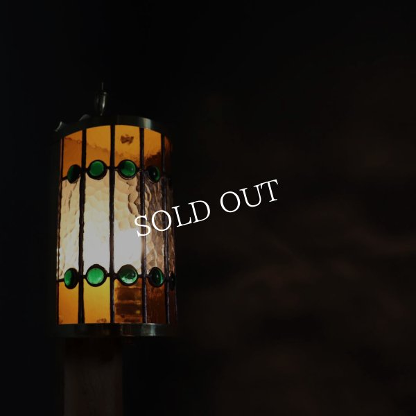 【要電気工事・取付工事】USAヴィンテージリメイク照明｜ステンドグラスシェードブラケットライト｜アンティーク壁掛け照明