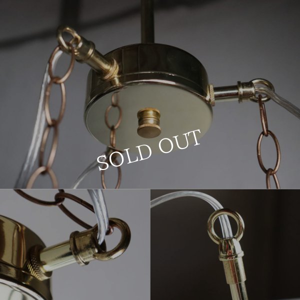 3灯ガラスペンダントライト天井照明B｜ミニガラスシェードスワッグランプミッドセンチュリー