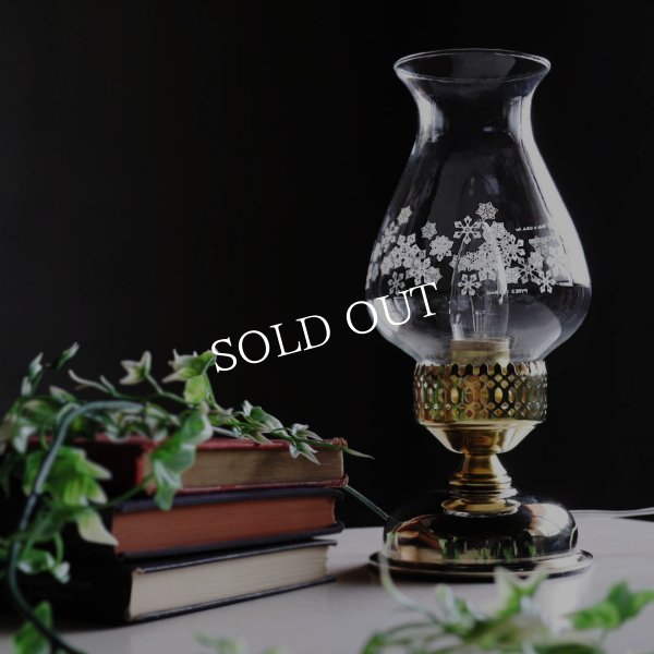 USAヴィンテージ卓上照明｜1980年パイレックスハリケーンランプ型テーブルライト｜PYREXチムニー