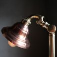 画像2: USAヴィンテージ真鍮＆銅製ファーマシーランプ｜コロニアルテーブルライト角度調整付き卓上照明 (2)