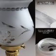 USAヴィンテージカットグラスシェードミニテーブルライト｜卓上照明ドーム型アンティーク