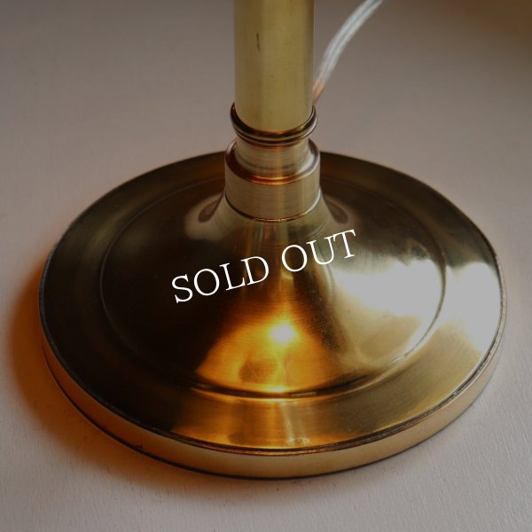 USAヴィンテージアールデコオールブラステーブルライト｜アンティーク真鍮製卓上照明ランプ