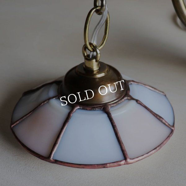 USAヴィンテージミルクガラスウェアリメイクウォールランプ｜壁掛け照明ステンドグラスブラケットライト