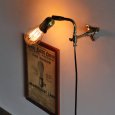 ブラススウィングアームミニブラケットライト照明・インダストリアル｜工業系真鍮壁掛け照明