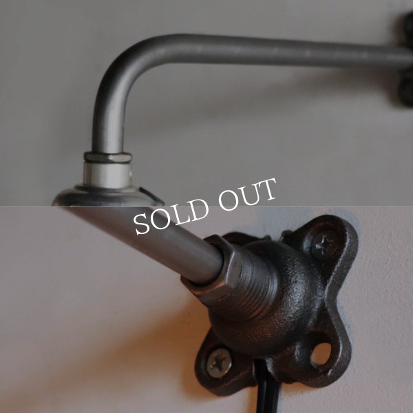 【L字・小】インダストリアルブラケットライト｜工業系シンプル壁面照明ウォールランプ