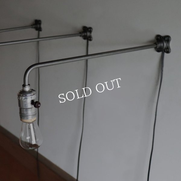 【L字・大】インダストリアルブラケットライト｜工業系シンプル壁面照明ウォールランプ