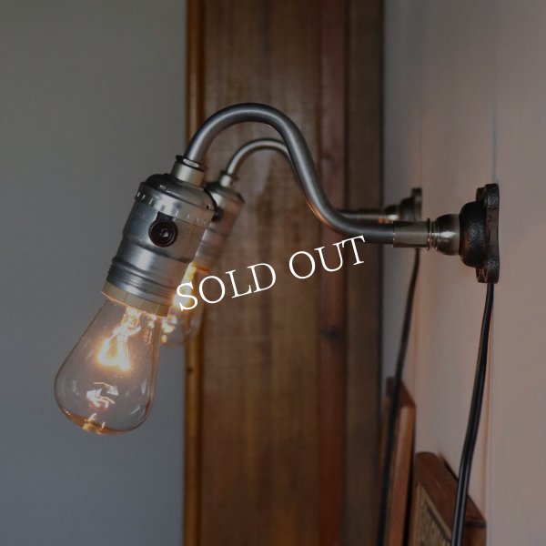 【フック型】インダストリアルブラケットライト｜工業系シンプル壁面照明ウォールランプ