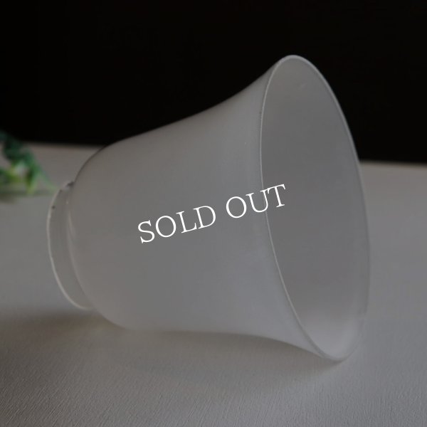 USAヴィンテージフロストガラスシェードペンダントライト吊下照明B｜アンティーク擦りガラス