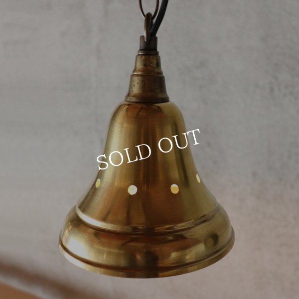 USAヴィンテージインダストリアルブラスシェードペンダントライト｜真鍮製山型電傘吊下げ照明 BRASS PENDANT LAMPS
