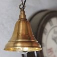 USAヴィンテージインダストリアルブラスシェードペンダントライト｜真鍮製山型電傘吊下げ照明 BRASS PENDANT LAMPS