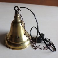 画像2: USAヴィンテージインダストリアルブラスシェードペンダントライト｜真鍮製山型電傘吊下げ照明 BRASS PENDANT LAMPS