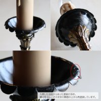 画像3: USAヴィンテージキャンドル型テーブルライト卓上照明｜アイアン調・ゴシック・ヴィクトリアン
