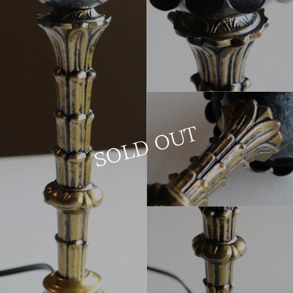 USAヴィンテージキャンドル型テーブルライト卓上照明｜アイアン調・ゴシック・ヴィクトリアン