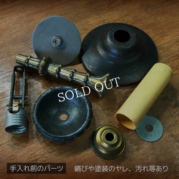 USAヴィンテージキャンドル型テーブルライト卓上照明｜アイアン調・ゴシック・ヴィクトリアン