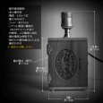コレクティブルシガーボックスミニテーブルライト卓上照明｜葉巻煙草ウッドボックス・木箱型ランプ
