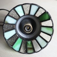 画像3: 氷滴とミントグリーンの花灯り|爽やかに透けるステンドグラスペンダントライト