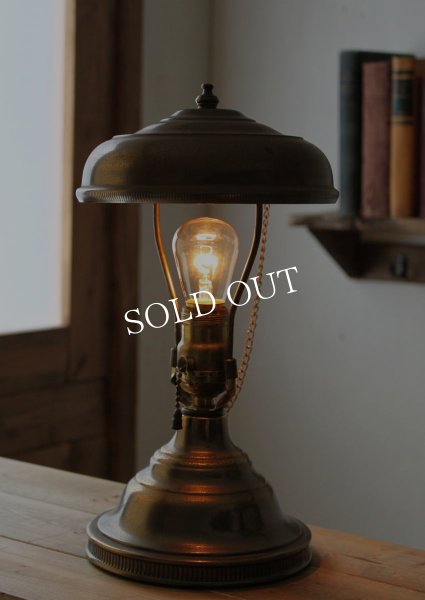 画像4: USAヴィンテージ工業系卓上照明インダストリアルテーブルランプ｜スチームパンクデスクライト (4)