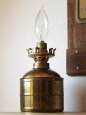 画像4: USAヴィンテージ卓上照明真鍮製オイルランプ型ミニテーブルライト｜オールドアメリカンランプガレージ工業系 (4)