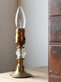 画像3: USAヴィンテージ銅色卓上照明レトロなガラス球のコッパーミニテーブルランプ｜アンティークヴィクトリアンテーブルライト
