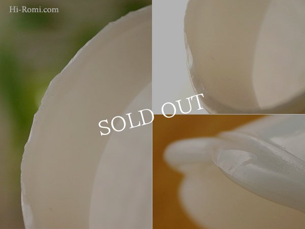 画像8: USAヴィンテージホブネイルミルクガラス製テーブルライト｜照明 (8)