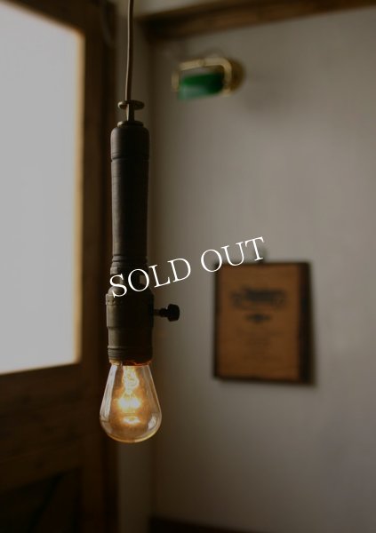 画像2: 工業系ウッドハンドルトラブルライト｜インダストリアル照明USA (2)