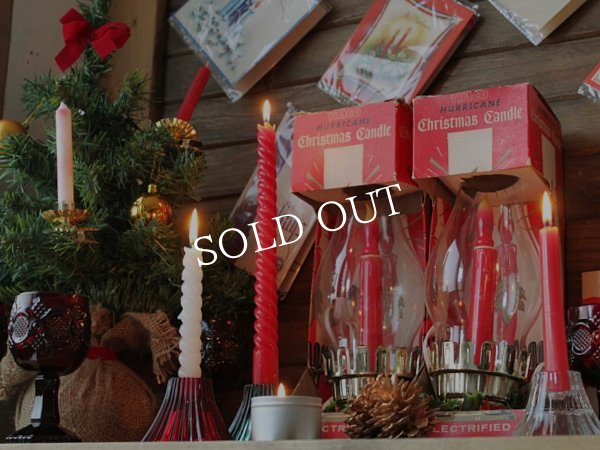 アンティークランプ｜クリスマスハリケーンチムニー卓上照明テーブルライト