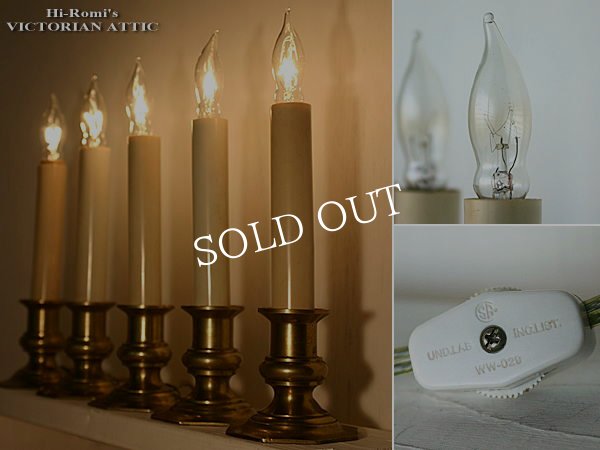 画像5: アメリカンヴィンテージ｜チャーチキャンドルライト教会卓上照明 (5)