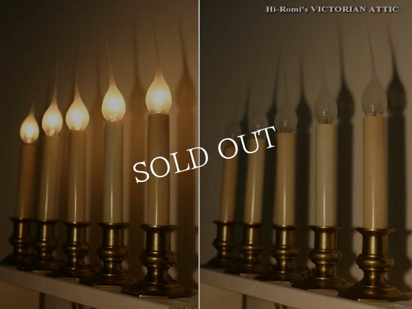 画像6: アメリカンヴィンテージ｜チャーチキャンドルライト教会卓上照明 (6)