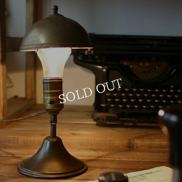 画像4: 真鍮クリップシェード付き壁掛兼用卓上照明｜ヴィンテージライト (4)