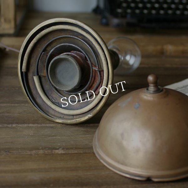 画像7: 真鍮クリップシェード付き壁掛兼用卓上照明｜ヴィンテージライト (7)