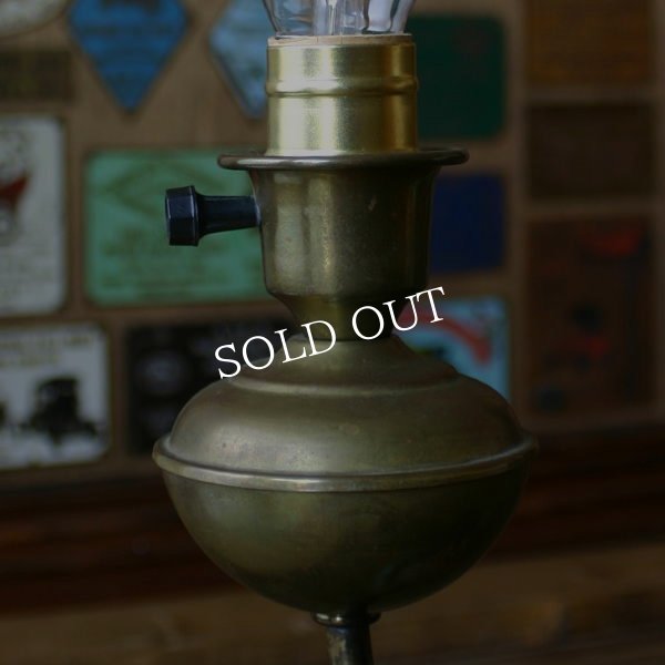 画像4: アメリカ ヴィンテージ 真鍮製 テーブルランプ ライト/アンティーク (4)