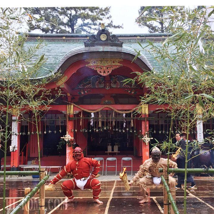 節分なので長田神社の追儺式（ついなしき）に行って来ました。